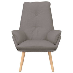 Avslappende stol Gråbrun 69 x 74 x 93 cm stoff