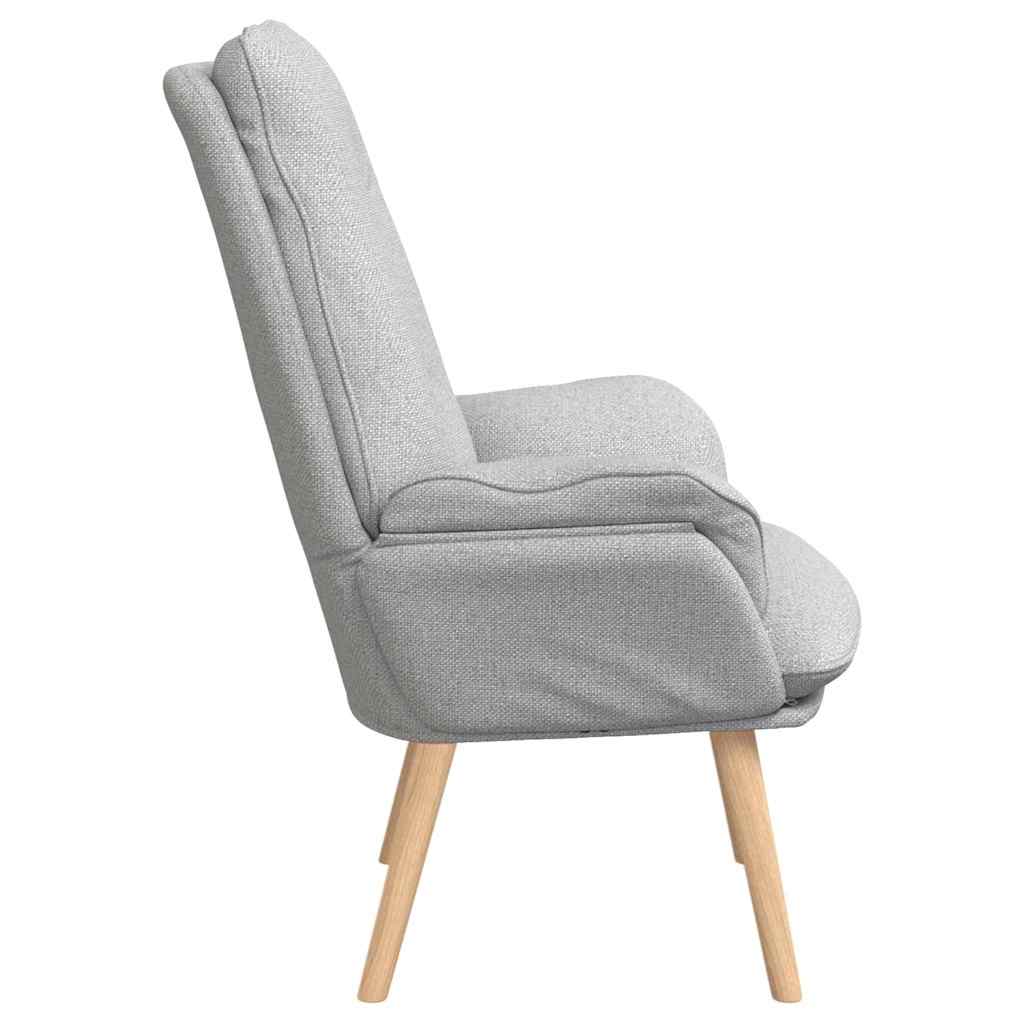Avslappende stol Skygrå 69 x 74 x 93 cm stoff