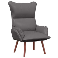 Avslappende stol Grå 69 x 74 x 93 cm Kunstlær