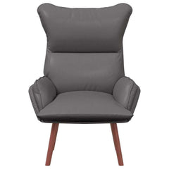 Avslappende stol Grå 69 x 74 x 93 cm Kunstlær