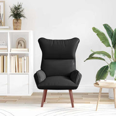Avslappende stol Svart 69 x 74 x 93 cm Kunstlær