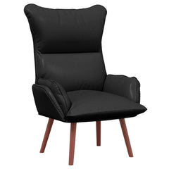 Avslappende stol Svart 69 x 74 x 93 cm Kunstlær