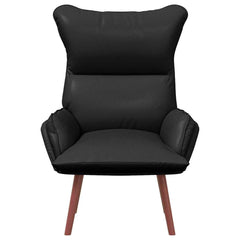 Avslappende stol Svart 69 x 74 x 93 cm Kunstlær