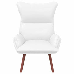 Avslappende stol Hvit 69 x 74 x 93 cm Kunstlær