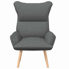 Avslappende stol Mørke grå 69 x 74 x 93 cm stoff