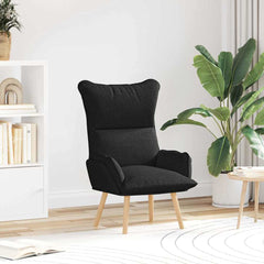 Avslappende stol Svart 69 x 74 x 93 cm stoff