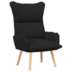 Avslappende stol Svart 69 x 74 x 93 cm stoff