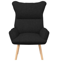 Avslappende stol Svart 69 x 74 x 93 cm stoff