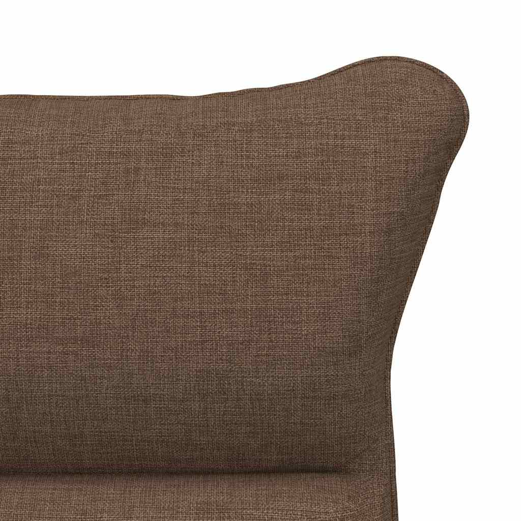 Avslappende stol Brun 69 x 74 x 93 cm stoff