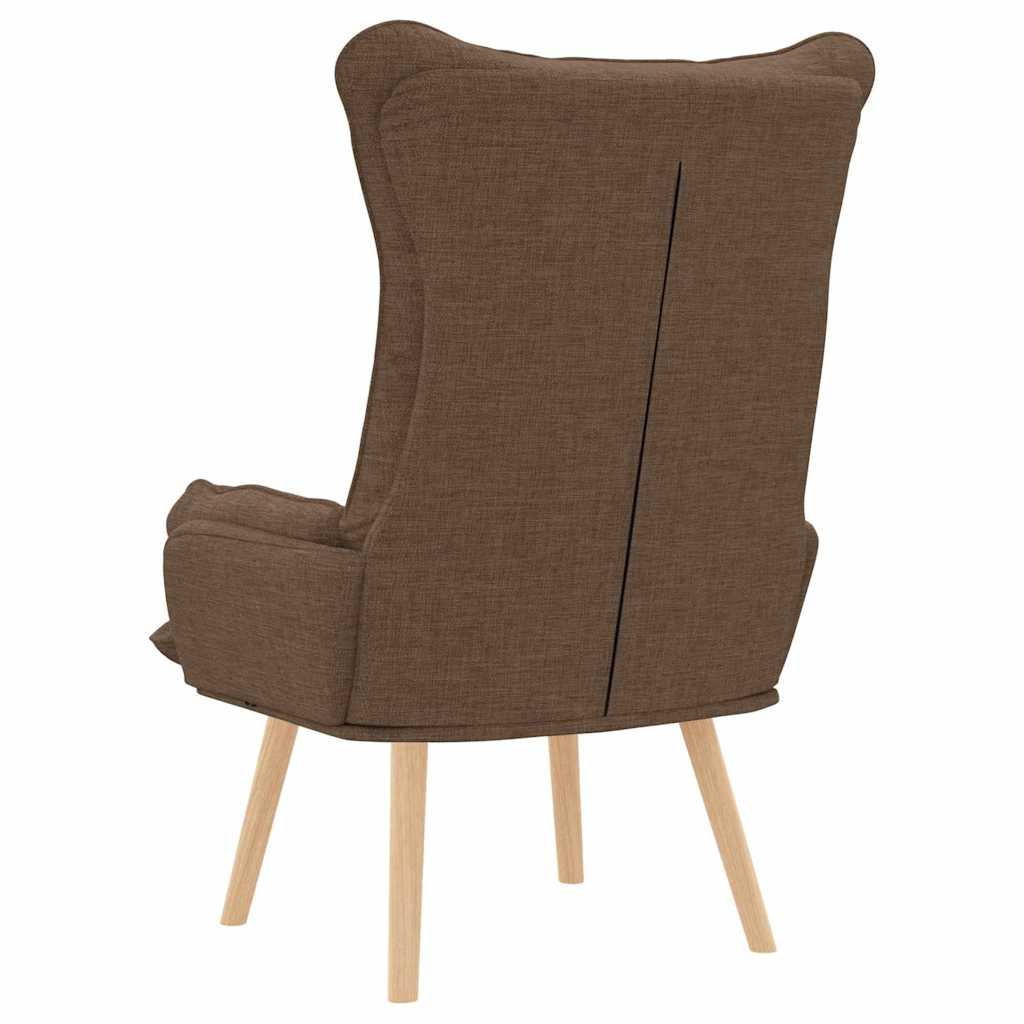 Avslappende stol Brun 69 x 74 x 93 cm stoff