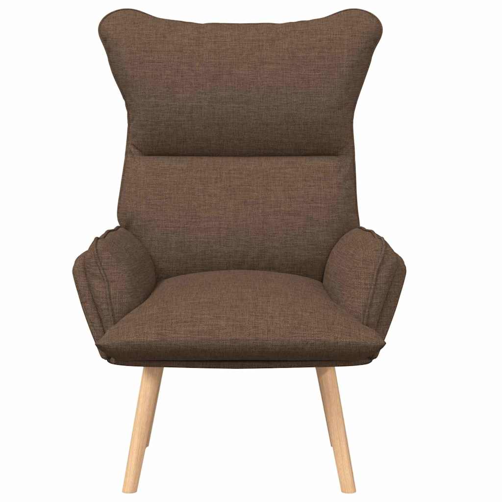 Avslappende stol Brun 69 x 74 x 93 cm stoff