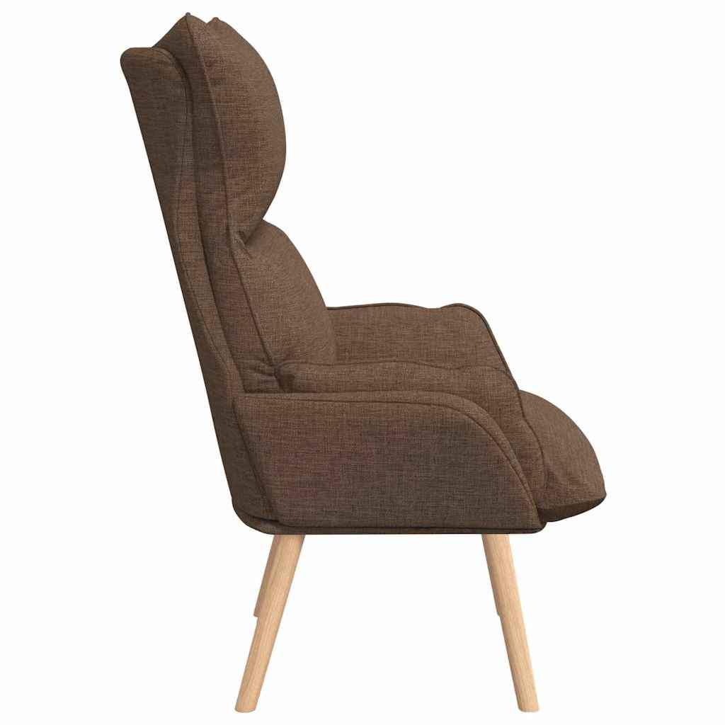 Avslappende stol Brun 69 x 74 x 93 cm stoff
