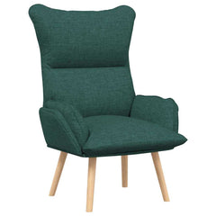 Avslappende stol Mørkegrønn 69 x 74 x 93 cm stoff