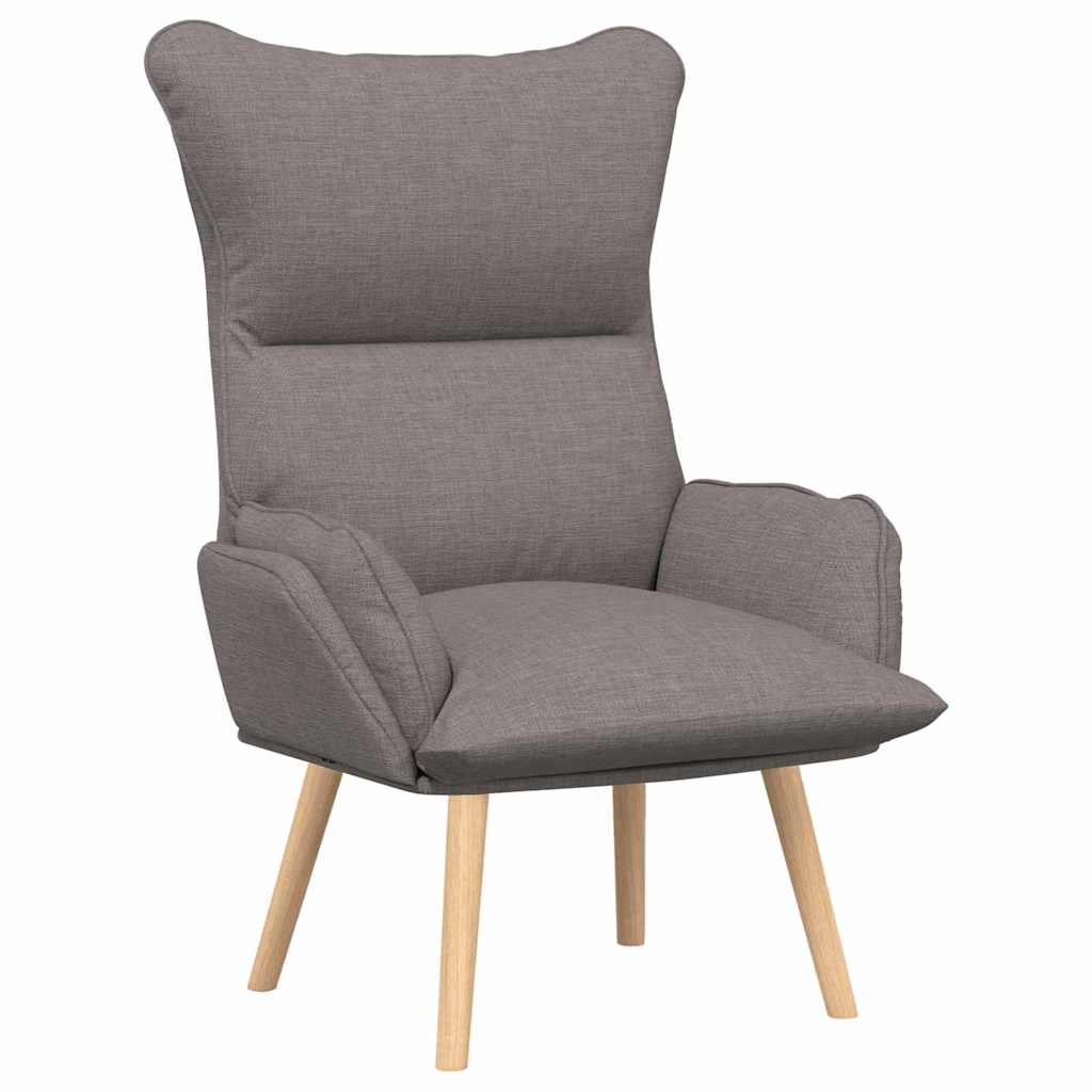 Avslappende stol Gråbrun 69 x 74 x 93 cm stoff