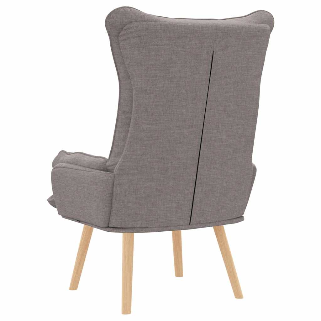 Avslappende stol Gråbrun 69 x 74 x 93 cm stoff