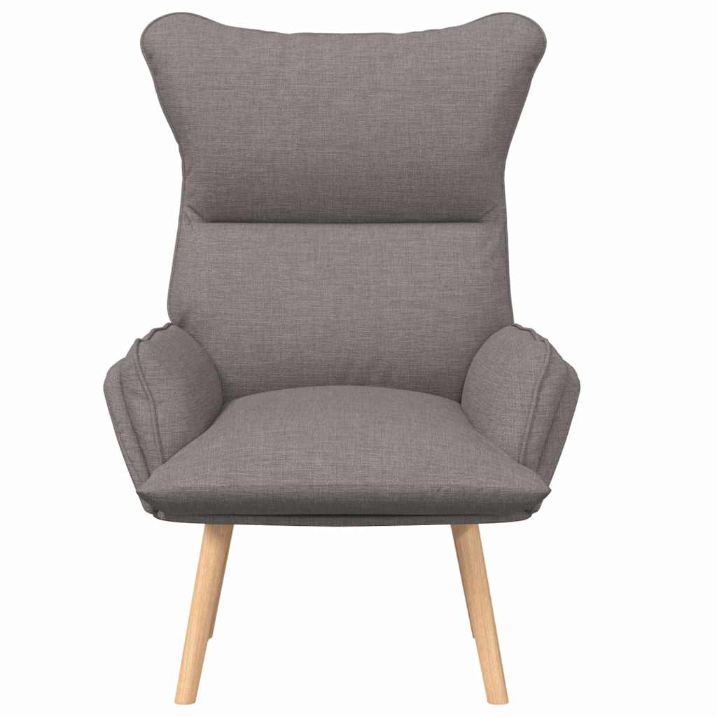 Avslappende stol Gråbrun 69 x 74 x 93 cm stoff