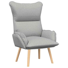 Avslappende stol Skygrå 69 x 74 x 93 cm stoff
