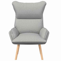 Avslappende stol Skygrå 69 x 74 x 93 cm stoff