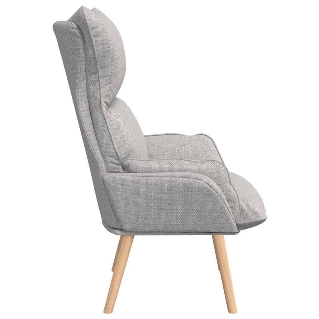 Avslappende stol Skygrå 69 x 74 x 93 cm stoff