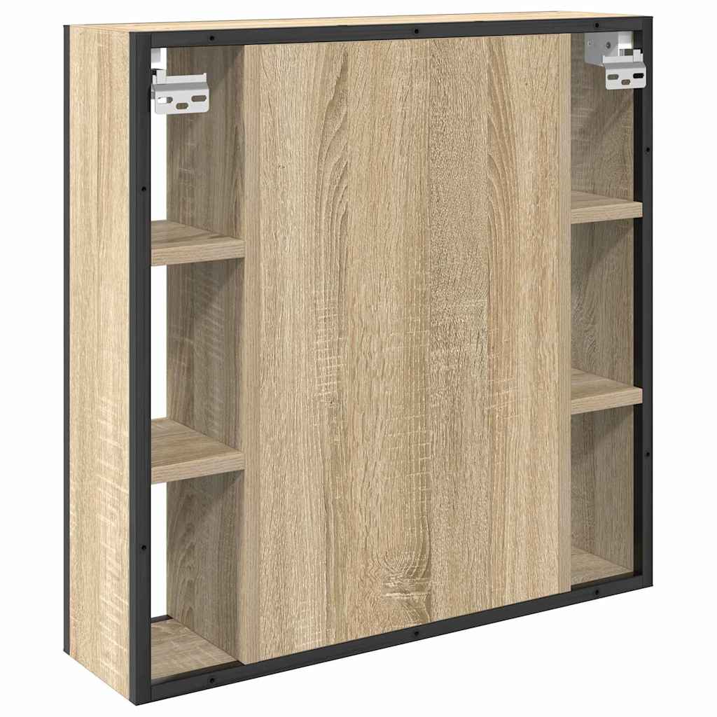 Baderomsspeilskap Beige 60 x 16 x 60 cm Konstruert tre
