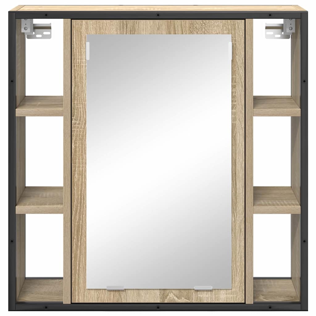 Baderomsspeilskap Beige 60 x 16 x 60 cm Konstruert tre