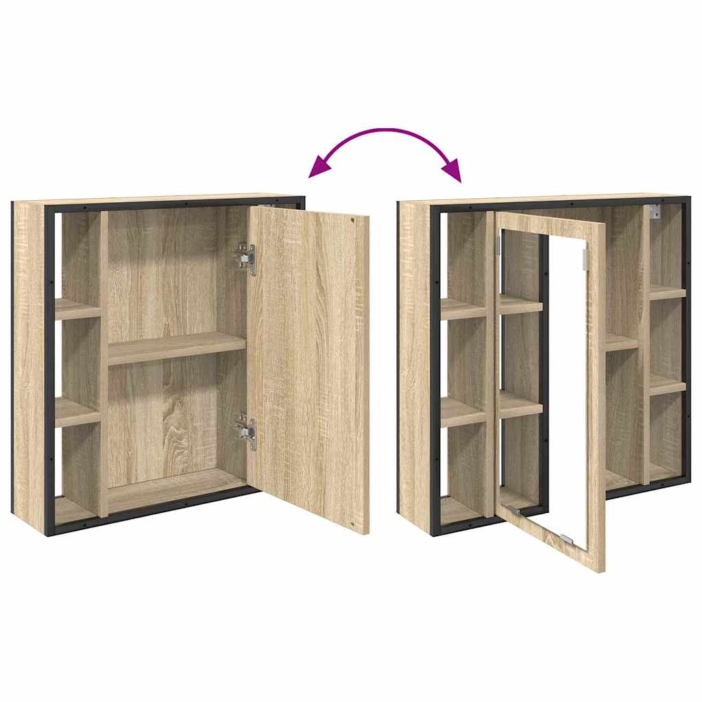 Baderomsspeilskap Beige 60 x 16 x 60 cm Konstruert tre