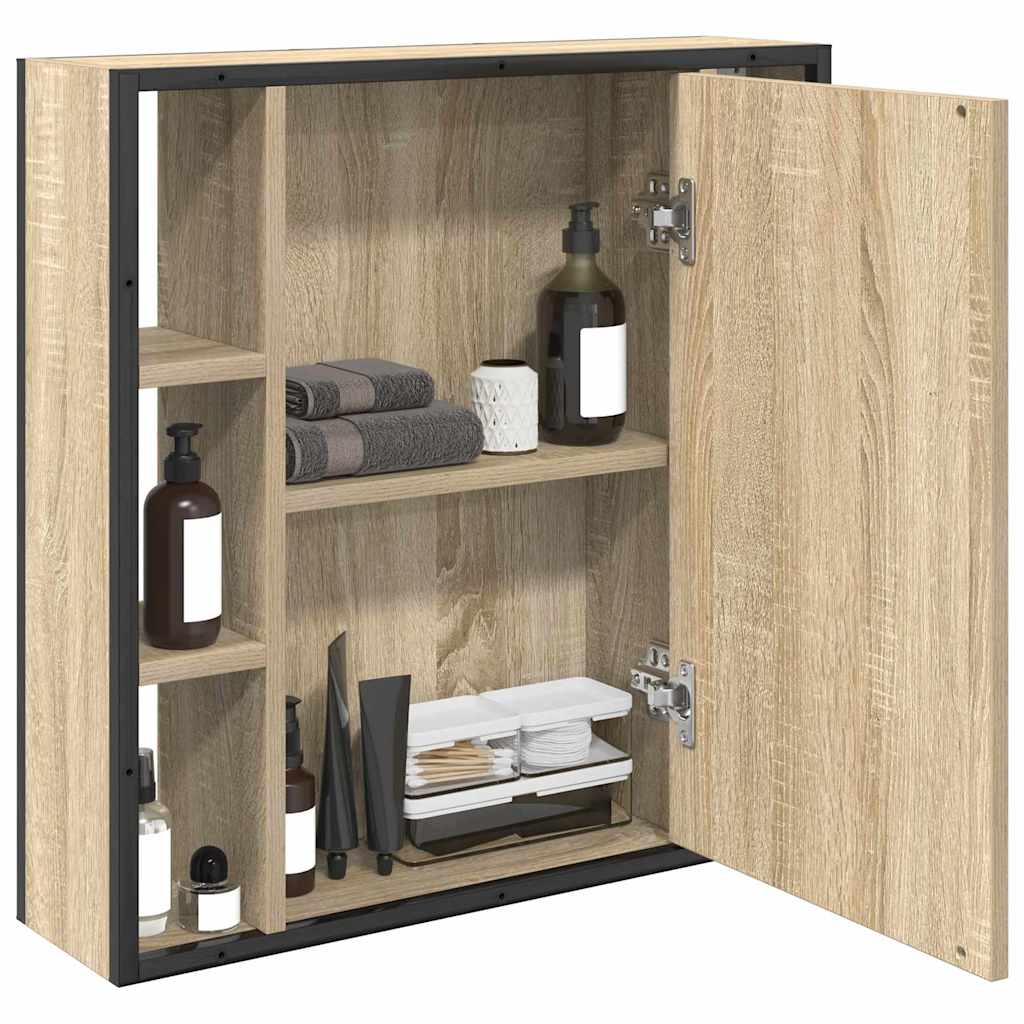 Baderomsspeilskap Beige 60 x 16 x 60 cm Konstruert tre