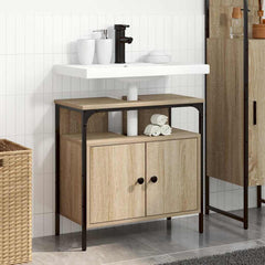 Baderomsvaskeskap med dør Beige 60 x 30 x 60 cm Konstruert tre