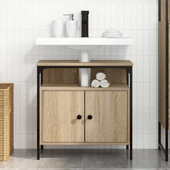 Baderomsvaskeskap med dør Beige 60 x 30 x 60 cm Konstruert tre