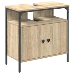 Baderomsvaskeskap med dør Beige 60 x 30 x 60 cm Konstruert tre
