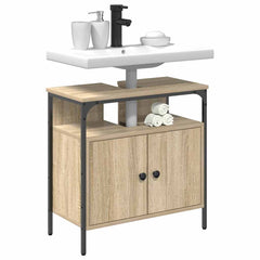 Baderomsvaskeskap med dør Beige 60 x 30 x 60 cm Konstruert tre