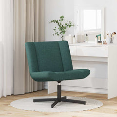 Accentstol Mørkegrønn Polyester Standard Høydejusterbar