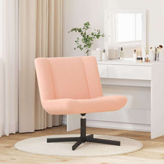 Accentstol Baby Rosa Polyester, Metall Standard Sving