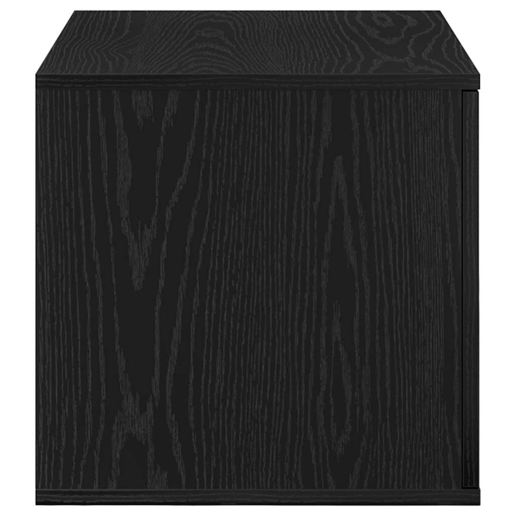 Garderobeskap Svart 118x41x40 cm Laget av tre