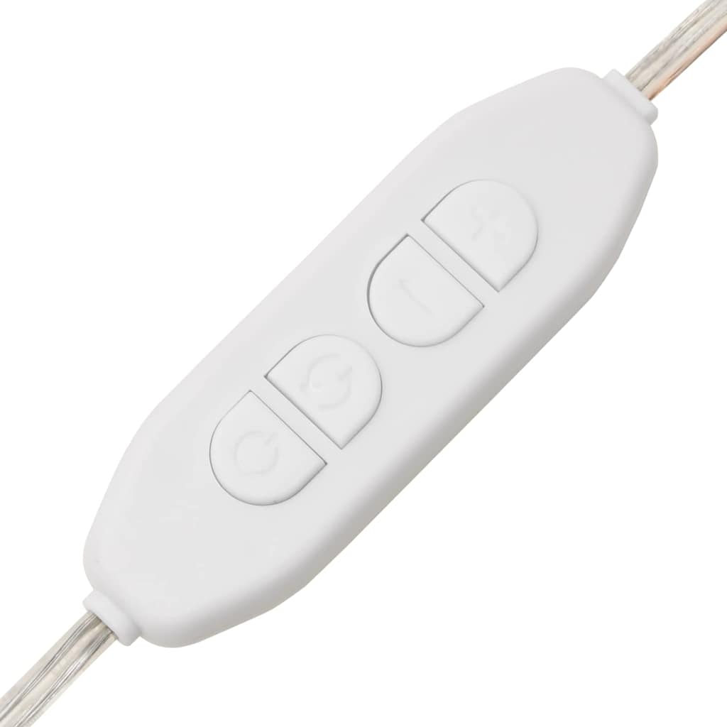 Sminkebord med Speil og LED Lys i Artisan Eik Konstruert Tre