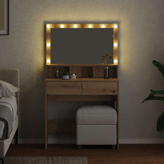 Sminkebord artisan eik 80 x 41 x 134.5 cm Konstruert tre