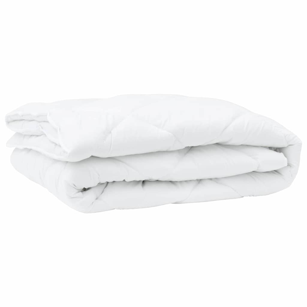 Allsesong dyne med pute 3 pcs Hvit 200 x 200 cm Mikrofiber