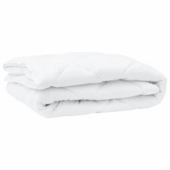 Allsesong dyne med pute 3 pcs Hvit 200 x 200 cm Mikrofiber