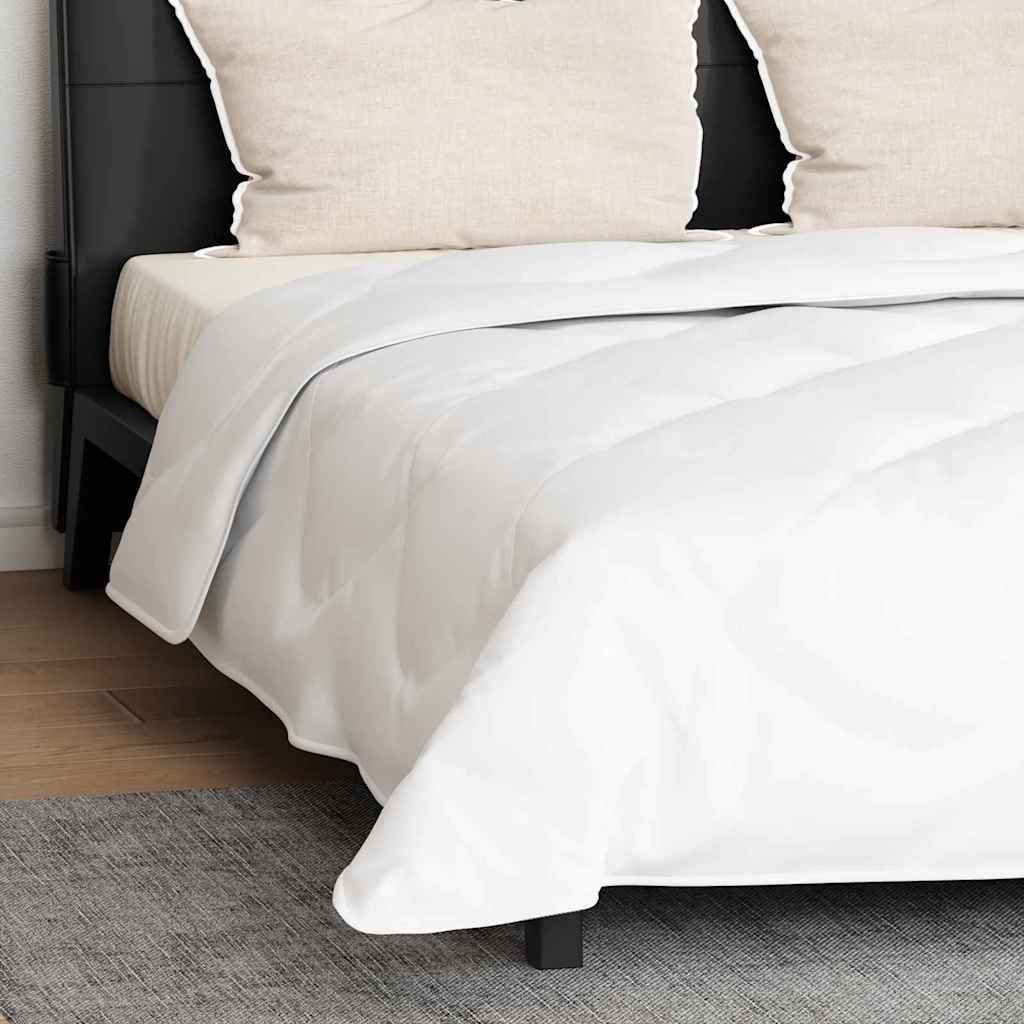 Allsesong dyne med pute 3 pcs Hvit 240 x 200 cm Mikrofiber