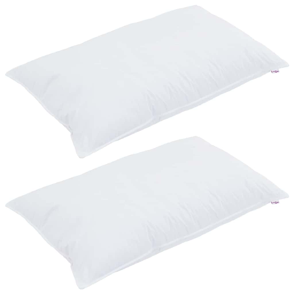 Allsesong dyne med pute 3 pcs Hvit 200 x 220 cm Mikrofiber