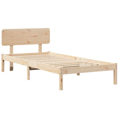 <strong> Sengestel med Hodegavl 80x200 cm</strong> i massivt furutre.