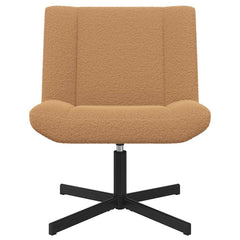 Accentstol Beige Stoff, Metall Standard Ergonomisk Accentstol