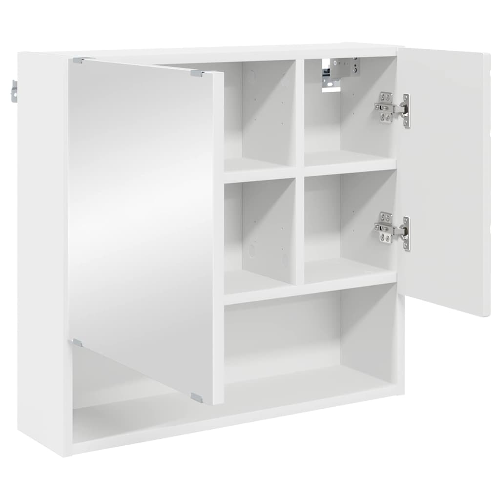 Baderomsinnredningssett med skuff 3 pcs Hvit 61 x 35 x 64 cm