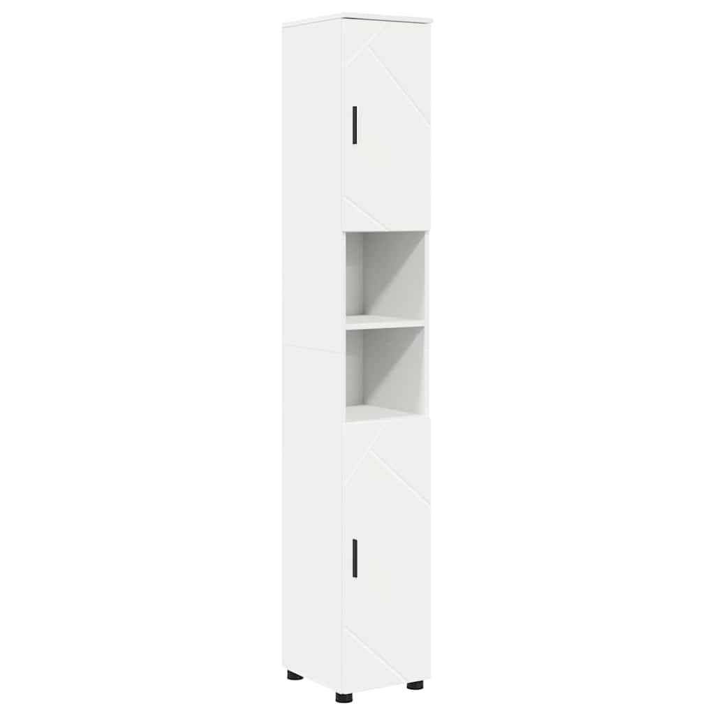 Baderomsinnredningssett med skuff 4 pcs Hvit 61 x 35 x 64 cm