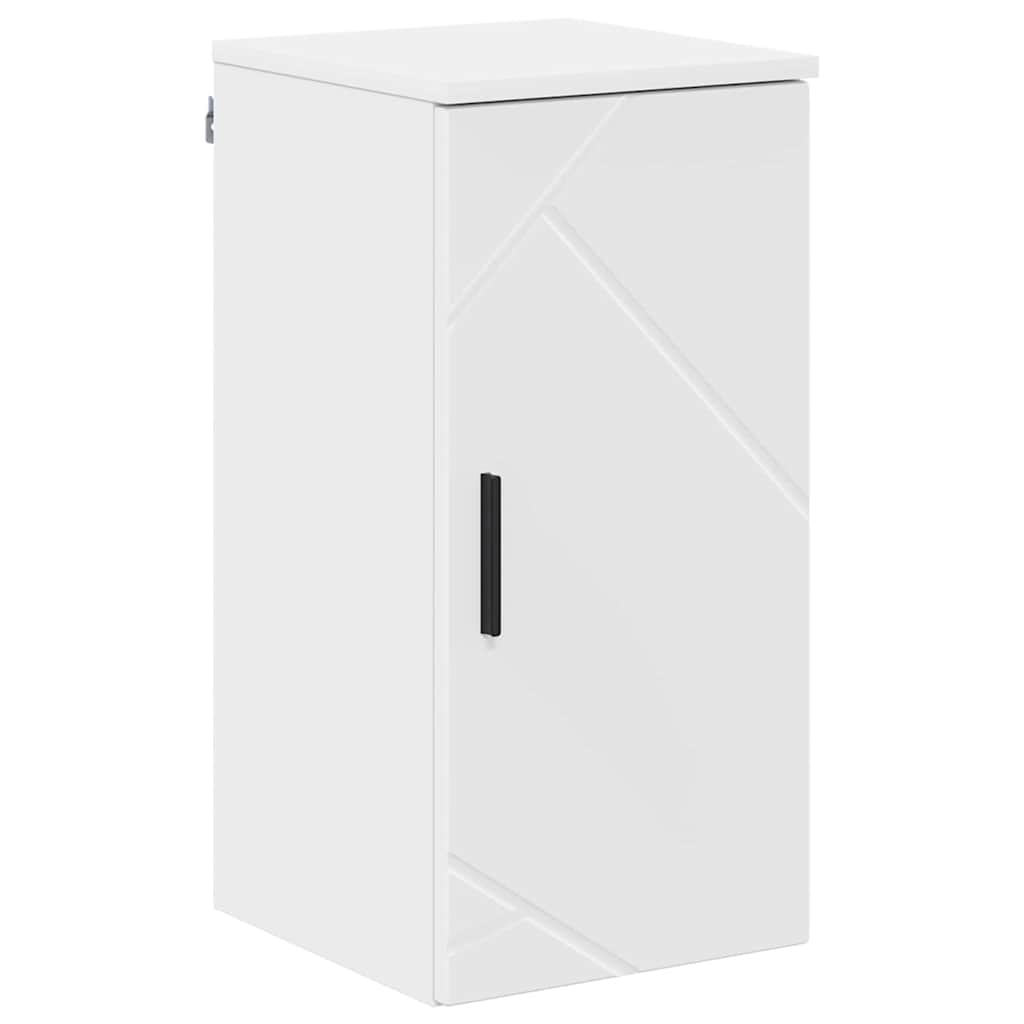 Baderomsinnredningssett 5 pcs Høyglans hvit 61 x 35 x 64 cm