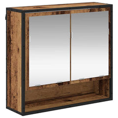 Baderomsspeilskap Gammelt tre 65 x 20 x 60 cm Konstruert tre