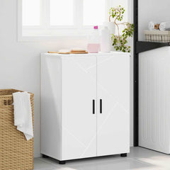 Baderomsskap med hylle Hvit 60 x 35 x 80 cm Konstruert tre