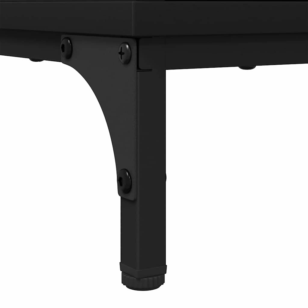 Baderomsvaskeskap Svart 60,5 x 33,5 x 61 cm Konstruert tre