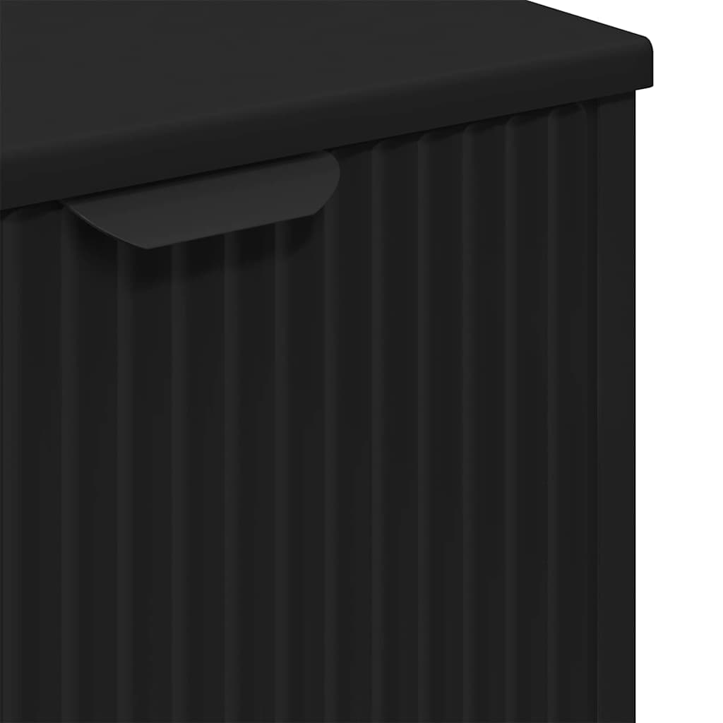 Baderomsvaskeskap Svart 60,5 x 33,5 x 61 cm Konstruert tre