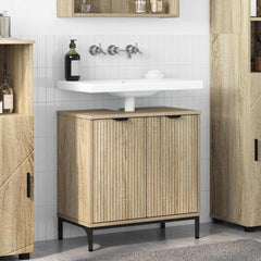 Baderomsvaskeskap Sonoma eik 60,5 x 33,5 x 61 cm Konstruert tre